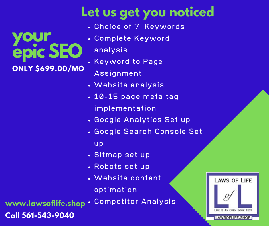 Your Epic SEO - $699.00/month